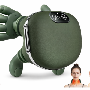 Heated Massager, Wireless Portable Shiatsu Neck and Back Massager,